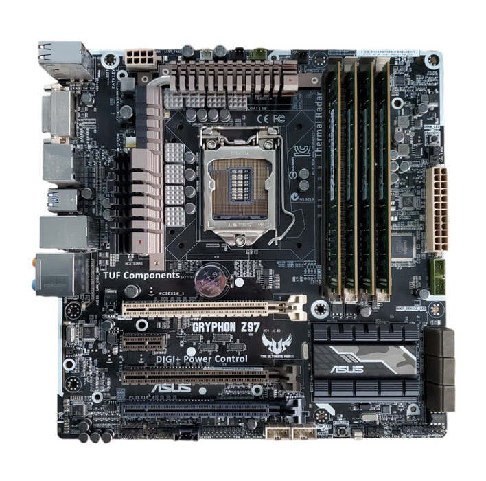 ASUS Gryphon Z97 Motherboard, No CPU, 32GB DDR3 w/ I/O Shield  _