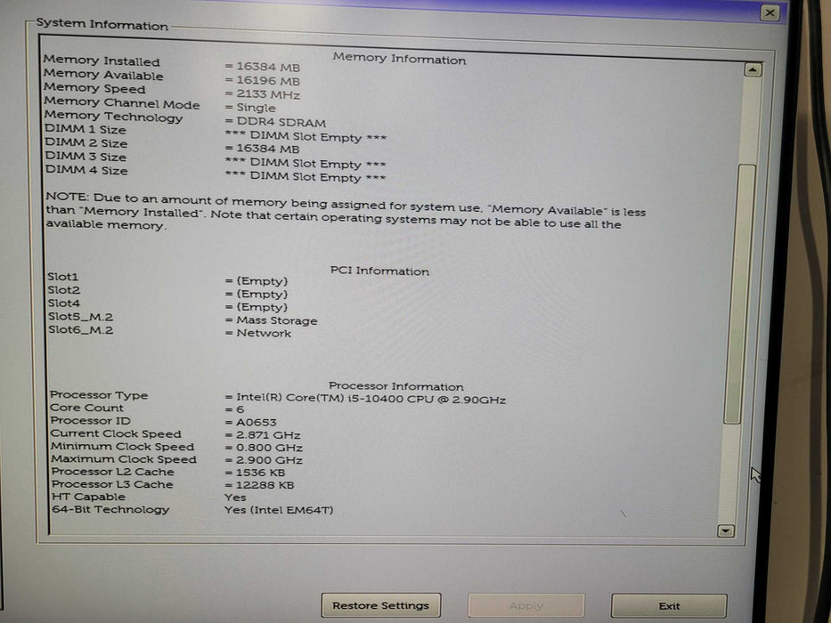 Dell XPS 8940 Tower PC | i5-10400 @2.90 GHz 16GB DDR4 256GB NVMe