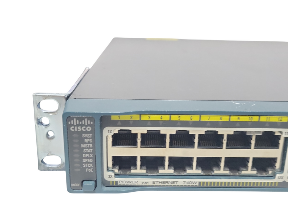 Cisco WS-C2960S-48FPS-L V03 48 Port Gigabit PoE+ Managed Switch Q_