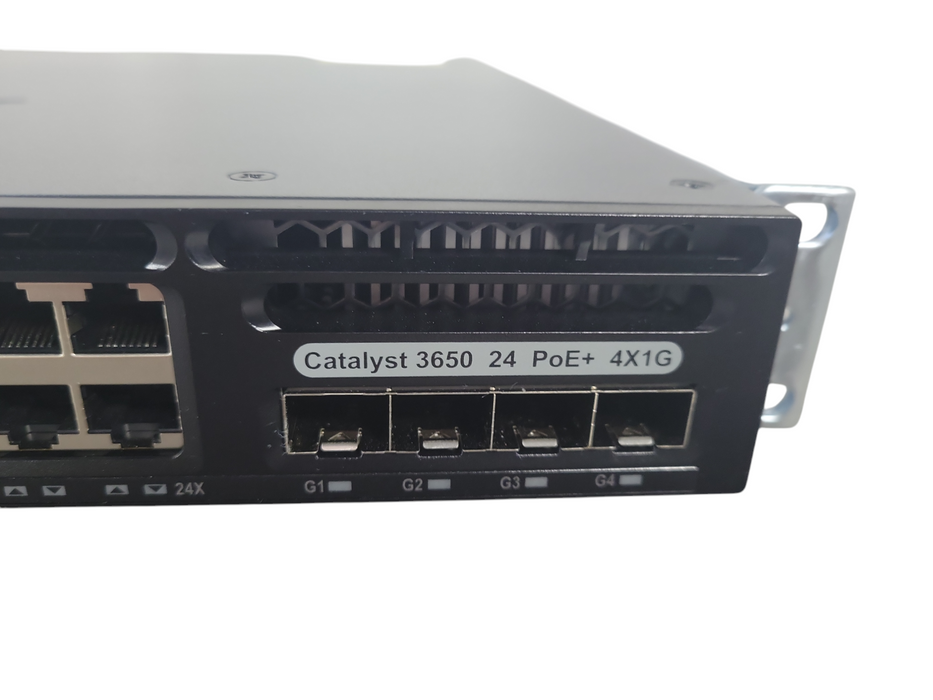 Cisco WS-C3650-24PS-S | 24-Port Gigabit PoE+ | 4x SFP, 1x PSU Network Switch !