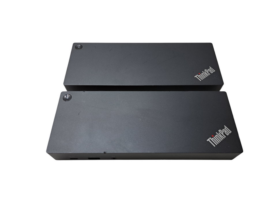 Lot of 2x Lenovo ThinkPad Hybrid USB-C Docking Station 40AF DUD9011D1 )