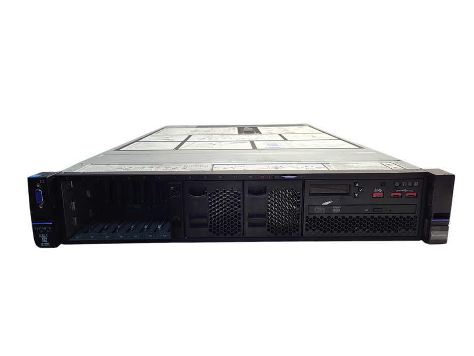 Lenovo x3650 M5 2U 8x 2.5" | 2x Xeon E5-2680 v3 @2.50GHz 16GB DDR4, M5210 $