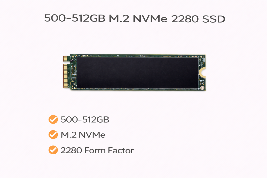 500-512GB m.2 NVMe 2280 SSD | Mixed Brand Q&