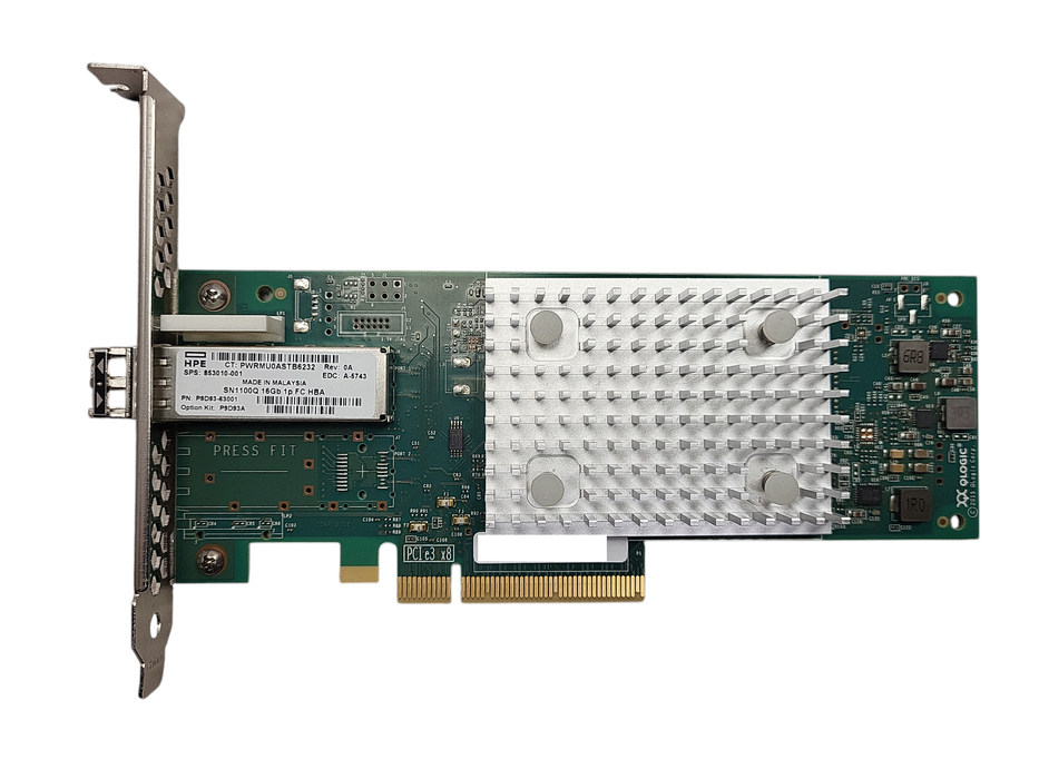 HPE StoreFabric SN1100Q 16Gb 1-port HBA P9D93-63001 853010-001 QLE2690-HP Q$