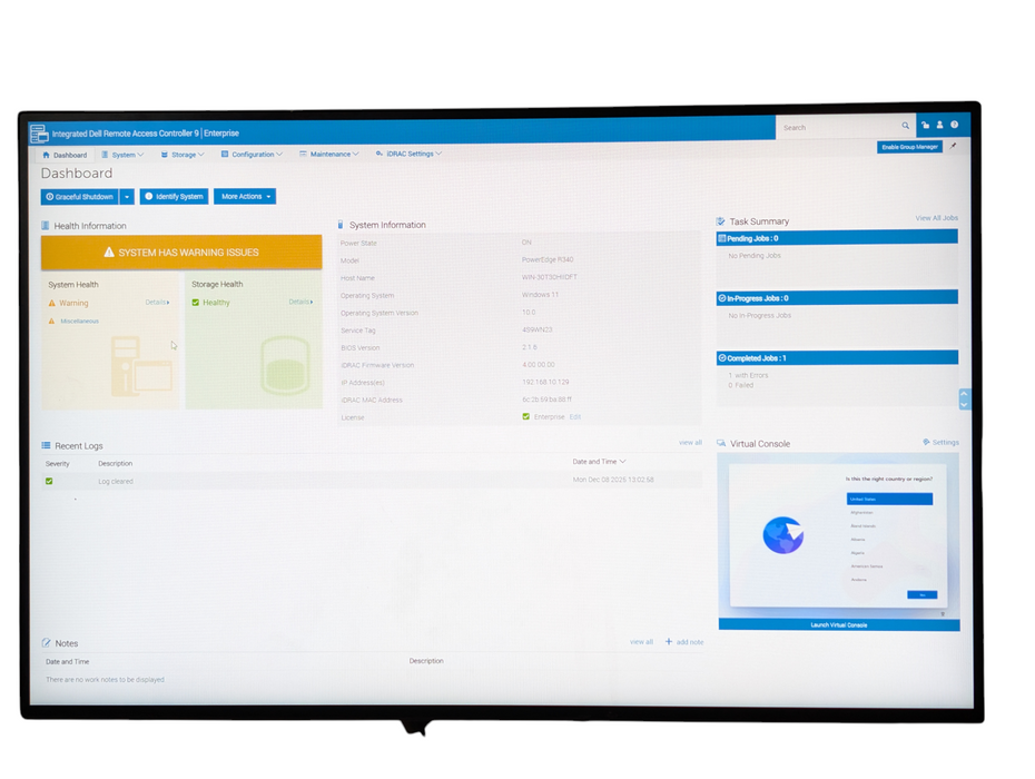 DELL PowerEdge R340 Intel Xeon E-2234 32GB RAM H730P 3x 200GB SAS SSD  -