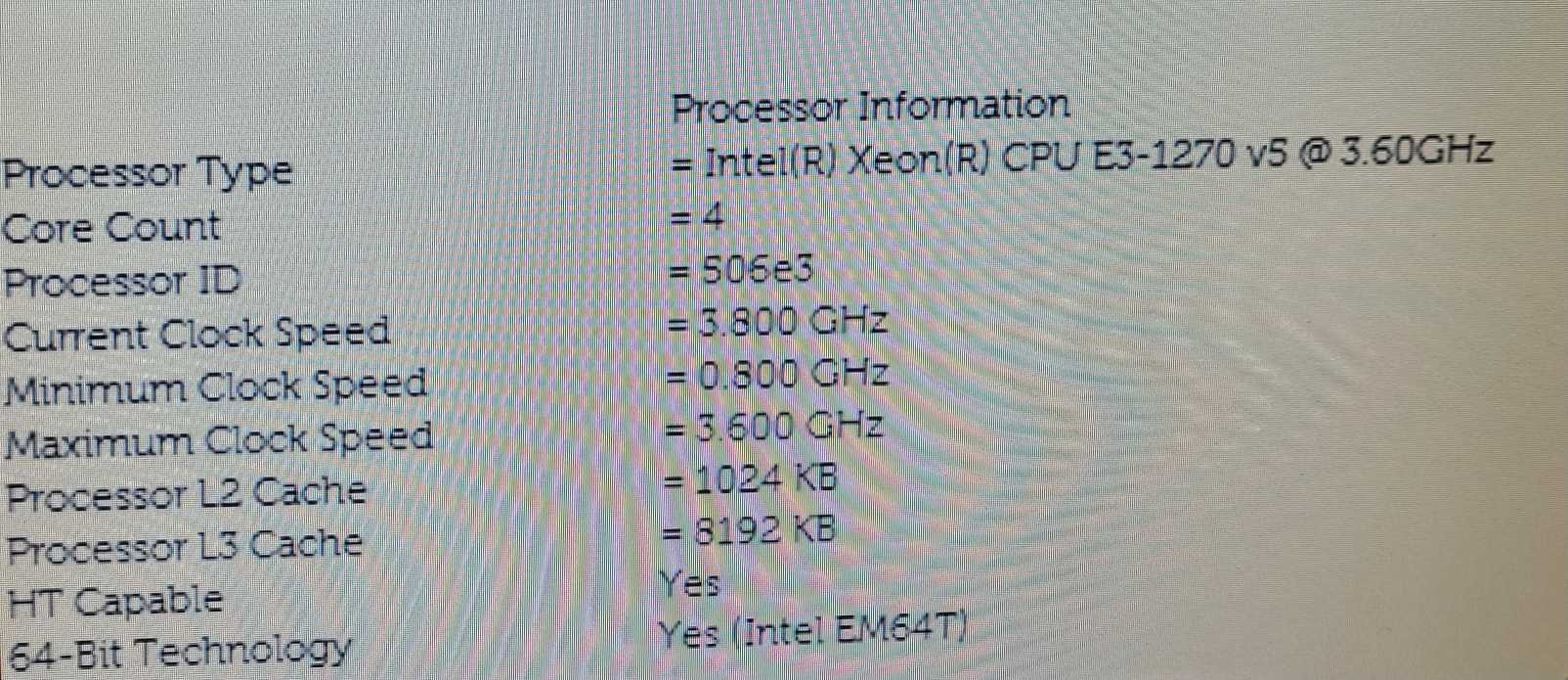 Dell Precision T3620 | Xeon E3-1270 v5 | 16GB DDR4 | Quadro K420 | NO HDD