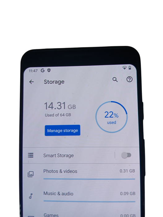 Google Pixel 3 - Black - 64GB [G013A] Q