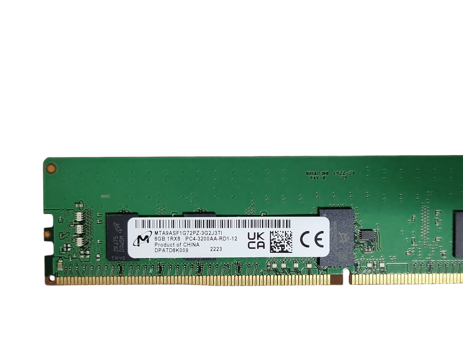 Assorted Brand  SKhynix/Micron/Samsung 8GB 1RX8 PC4-3200A-RD1 Server RAM Q_