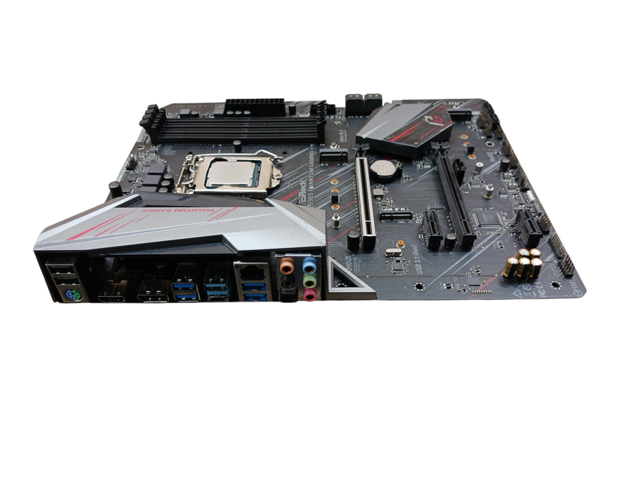 Asrock B365 Phantom Gaming 4 Motherboard & Intel i5-9400 CPU Combo READ