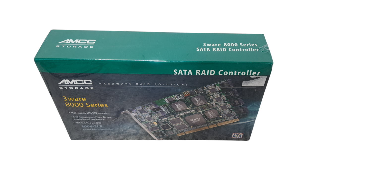 Brand New 3ware 8006-2LP 2-Port SATA RAID Controller PCI Card Q