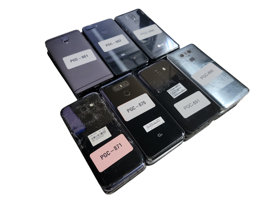 Lot of 35x Android Phones [Samsung/LG/Moto | B/C Condition][PGC-23] (