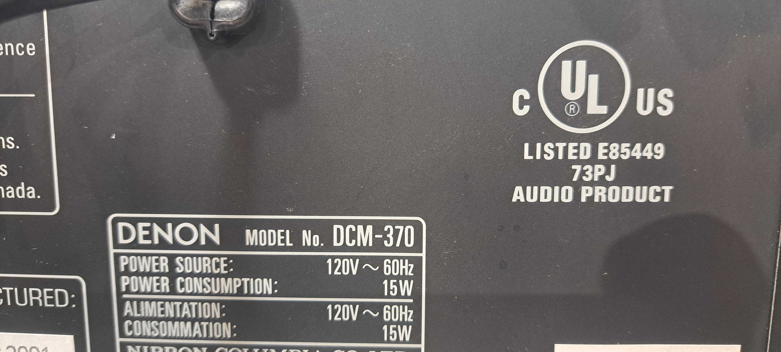 Vintage Denon DCM-370 5-Disc CD Carousel Changer
