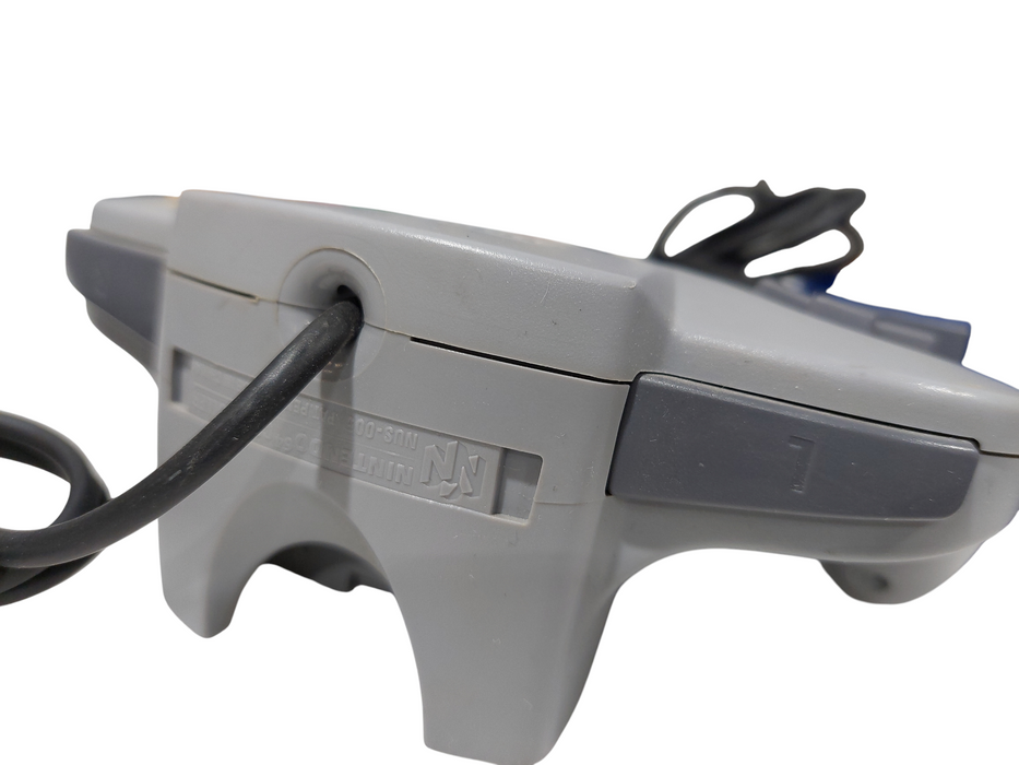 Bundle of 2 OEM Nintendo 64 Controller Blue & Grey Model: NUS-005 =