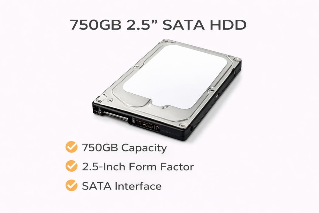 750GB 2.5" SATA HDD Internal Hard Drive | Assorted Brands Q&