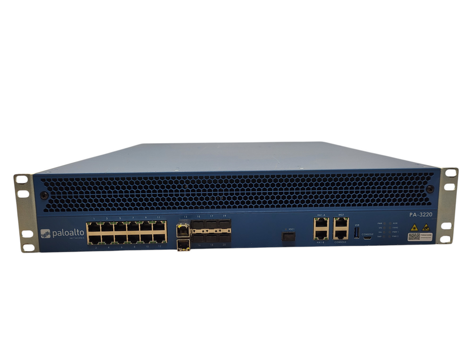 Palo Alto PA-3220 Security Firewall Appliance With Rack Ears PN: 750-000162 Q$