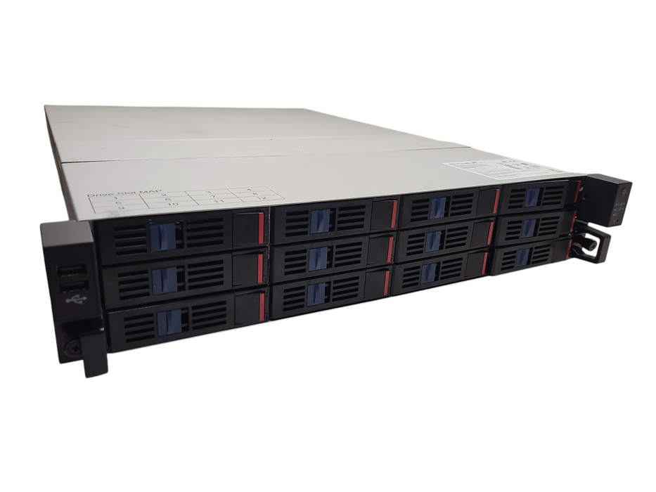 FireEye 2U HPC-8212, 12x 3.5" Bays Storage with Xeon E5-2620v4 No RAM/HDD/PSU READ $