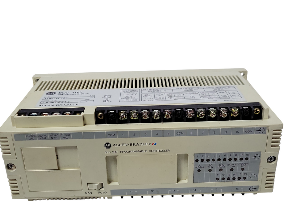 Allen Bradley SLC 100 Programable Controller 1745-LP101, READ _