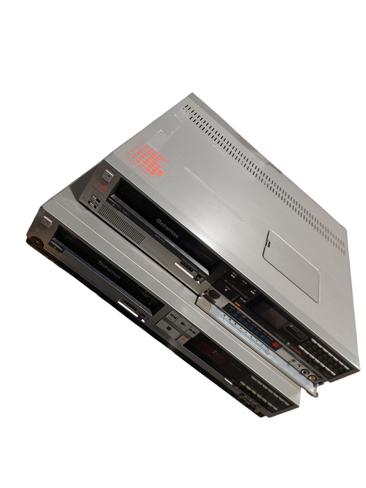 Sony BetaMax Bundle of 2 BetaMax Players SL-2300 & SL-2410 With Remote  =