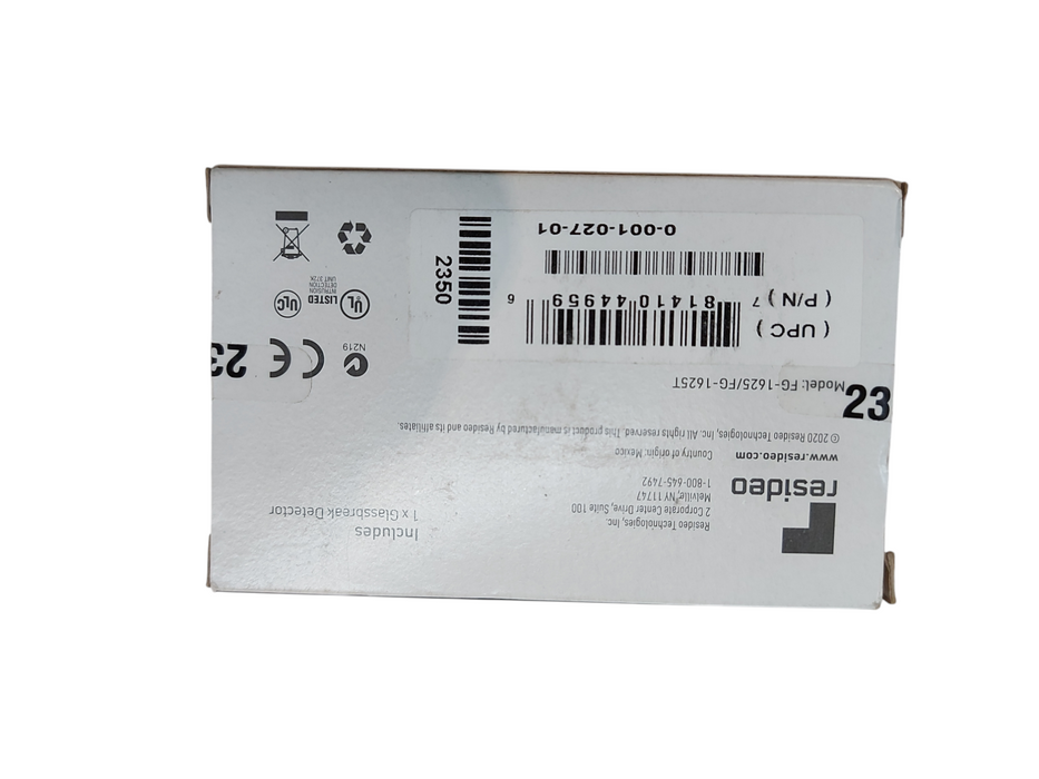 Lot of 2x - Resideo - FG-1625 - FG-1625T - Glassbreak Detector - New