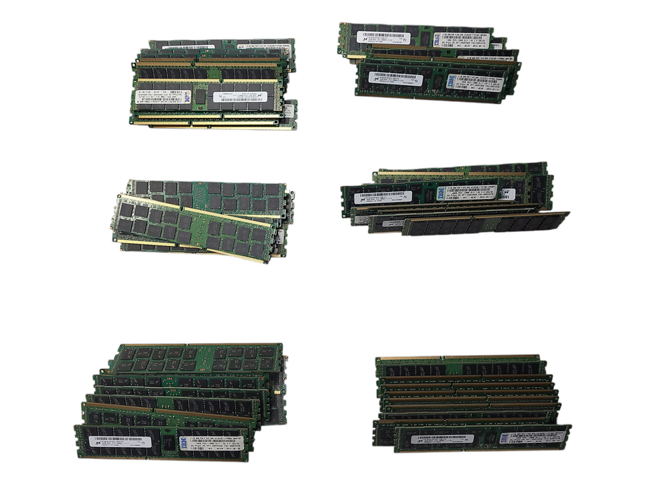 Lot of 60x Micron 16GB PC3-12800R Server RAM Q$