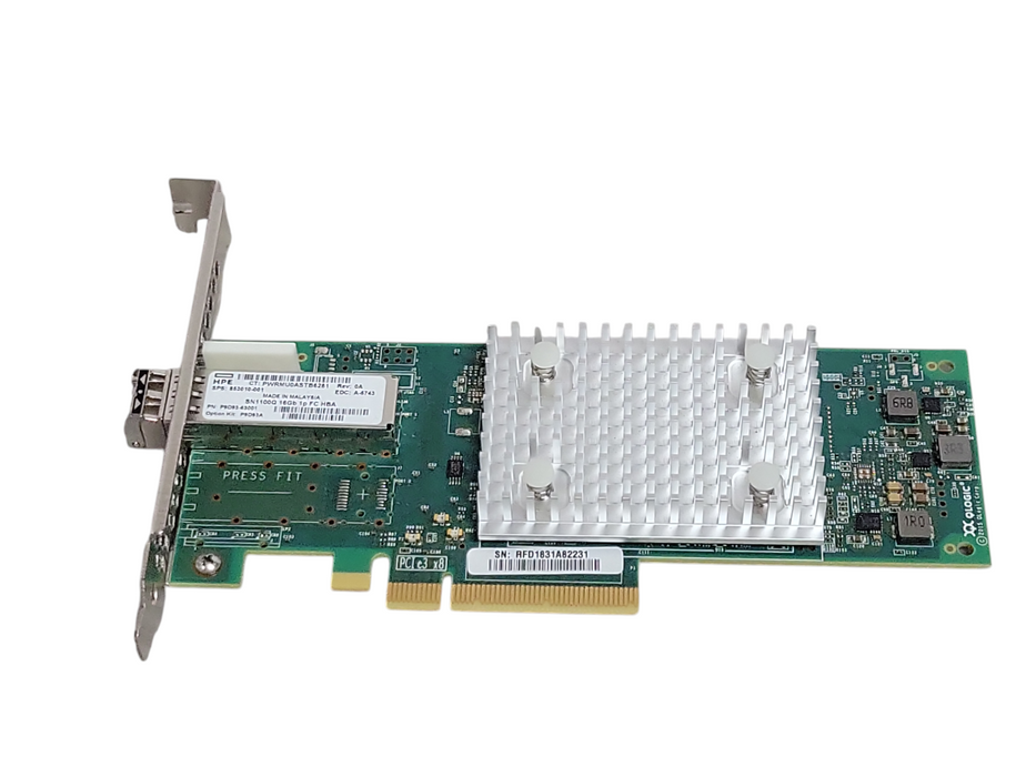 HPE QLE2690-HP 16Gb 1-Port FC HBA 853010-001 P9D93A High Profile _