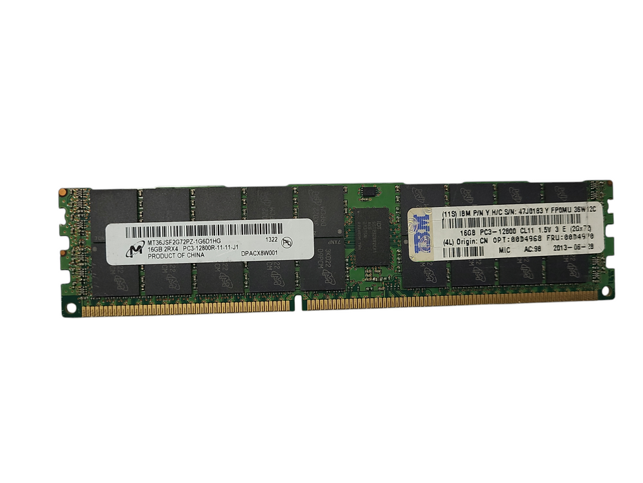 Various brands 16GB 2RX4 PC3-12800R Server Memory  Q$