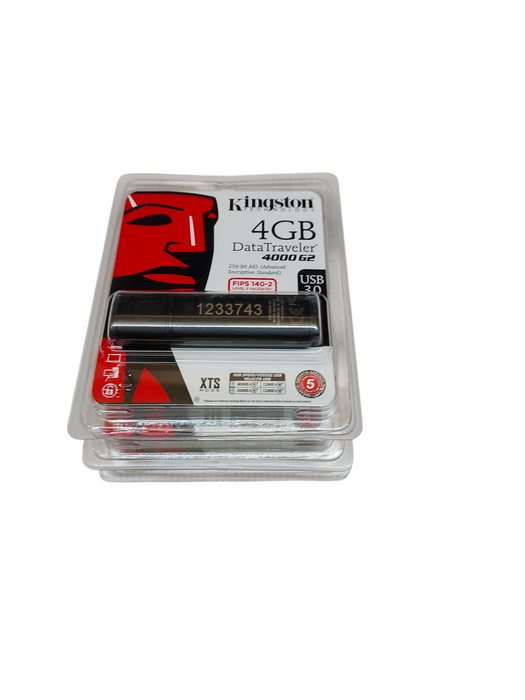 LOT 3x Kingston 4GB Data Traveler 4000 G2 THUMB DRIVE Q