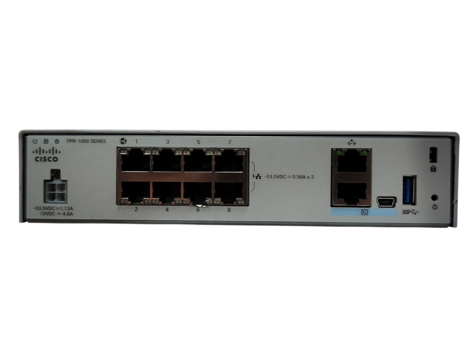 Cisco Firepower 1000 Series FPR-1010 Network Security/Firewall, READ