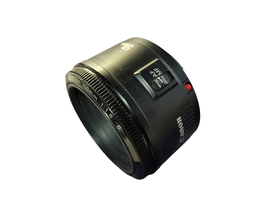 Canon EF Lens 50mm 1:1.8 II STM AF/MF Lens $