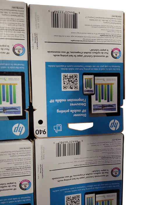 Lot 6x New Genuine HP 940 Color Ink Cartridges, READ _