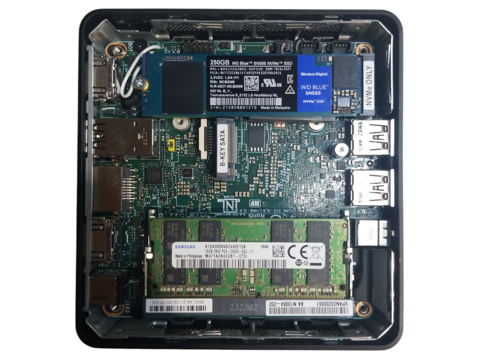 Intel NUC13ANJi7000 13th Gen Core i7-1360P 16GB - 250GB NVMe
