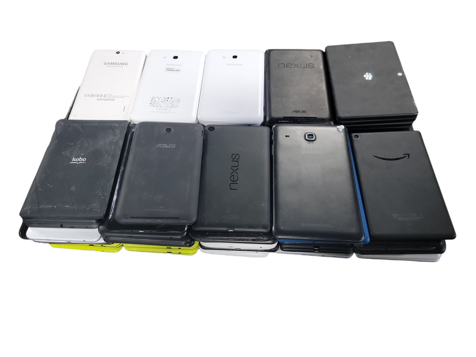 Lot of 100x Android Tablets [Assorted Brands / AS-IS] (