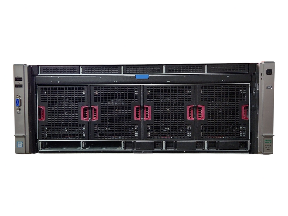 HP ProLiant DL580 Gen9 4U 5x2.5", 4x E7-8880v4, No RAM/HDD, READ