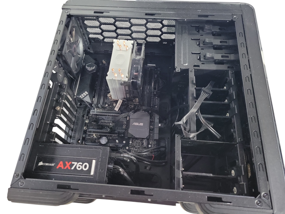 Custom PC ASUS TUF X299 MARK 2 Intel i7-7820X 16GB RAM NO HDD/GPU Q!