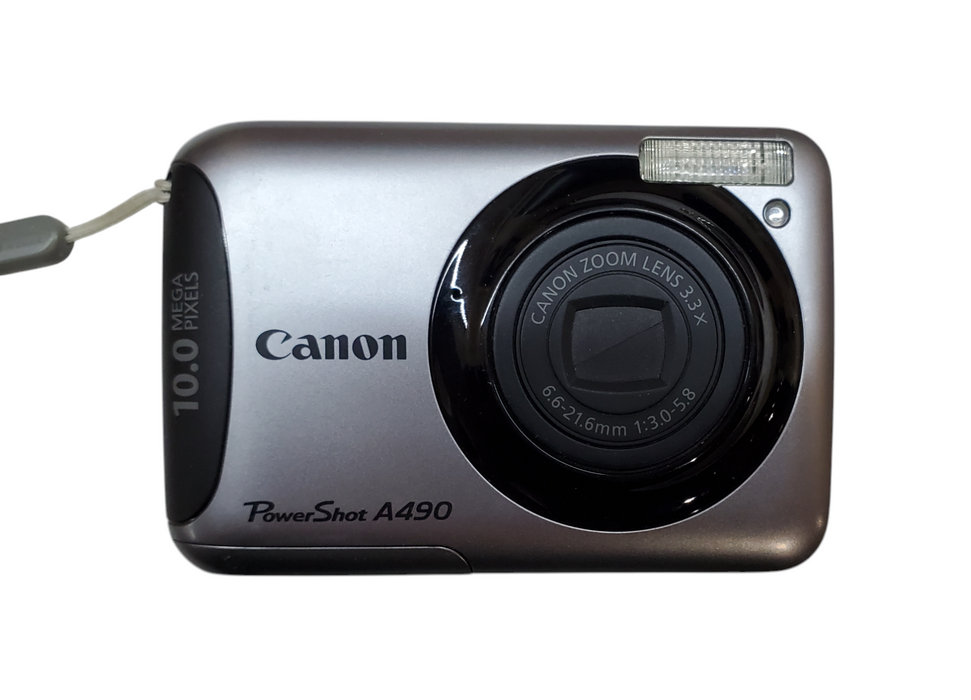 Canon PowerShot A490 10.0MP Digital Camera *READ*