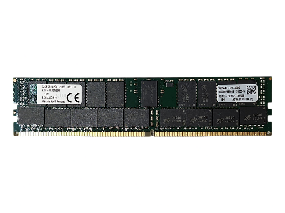 Kingston 32GB 2Rx4 PC4-2133P-RB1-11, DDR4, Server Memory Q