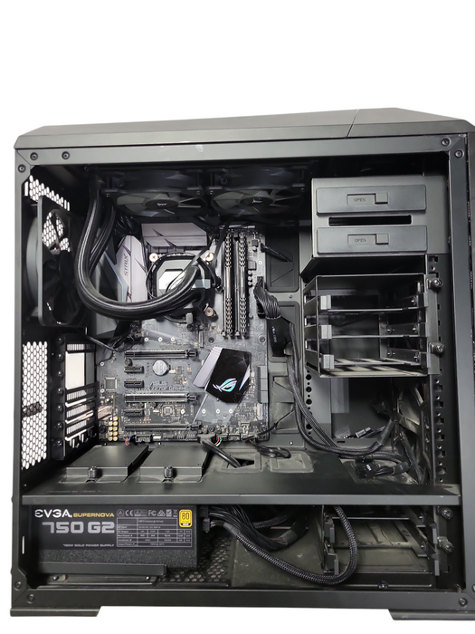 Custom/Asus PC, Core I7-7700K 4.20GHz, 16GB DDR4, 750W PSU, No HDD/GPU _