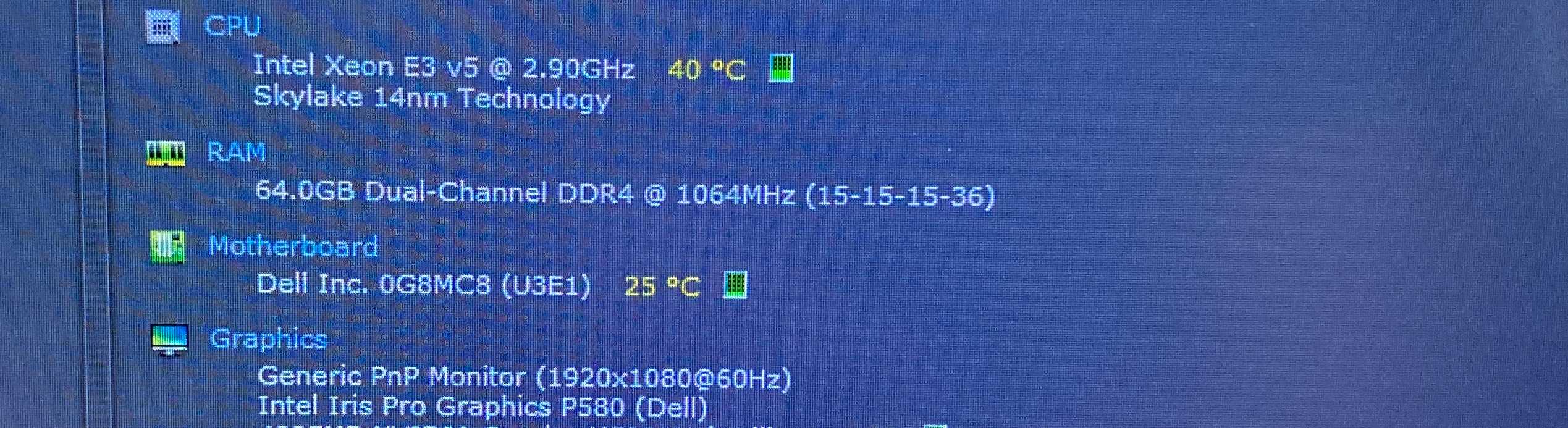 Dell Precision 7710 XEON E3-1545 QUADRO M5000M 8GB GPU 64GB RAM 512SSD READ  Lap200