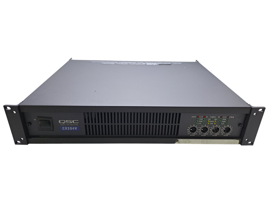 QSC CX204V | Direct 70V Commercial 4 Channel Power Amplifier *READ*