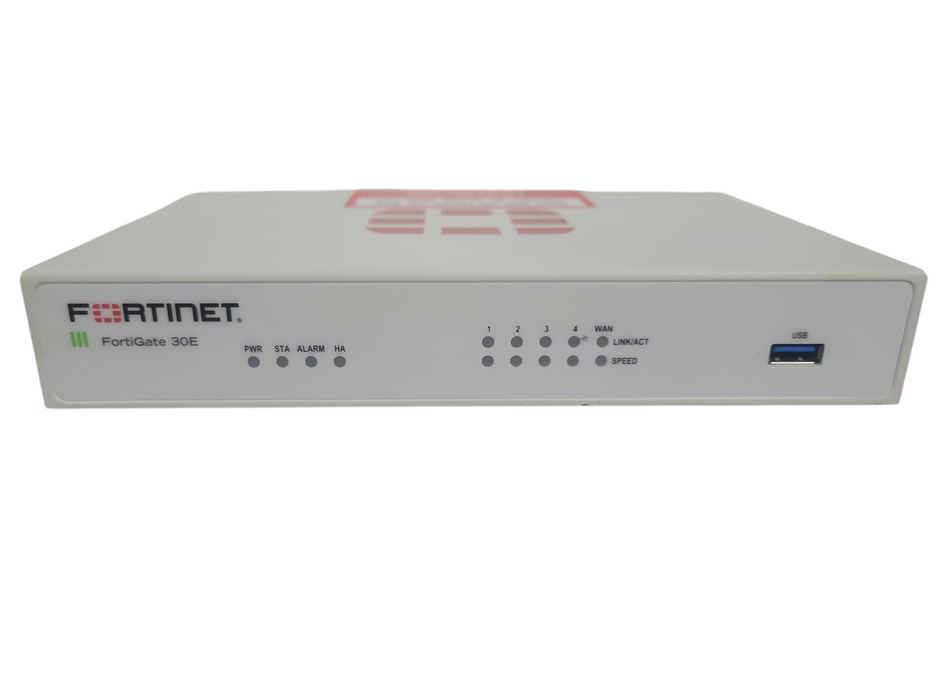 Fortinet FortiGate FG-30E, Network Security Firewall, Factory Reset  !