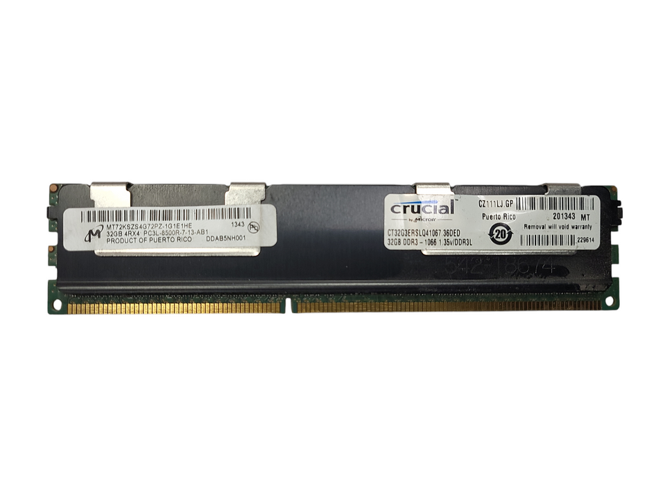 Micron 32GB PC3L-8500R Server Memory Q$