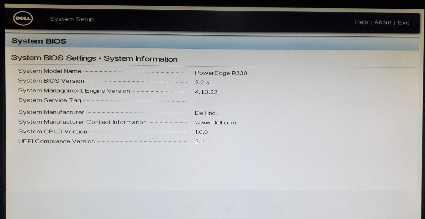 Dell PowerEdge R330 1x Xeon E3-1270 v5 16GB DDR4 H730 - No HDD