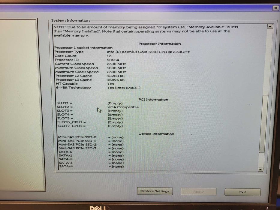 Dell Precision 7920 Xeon Gold 5118 2.30GHz 64GB DDR4 1400W PSU $