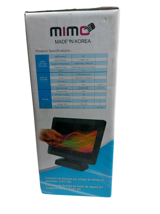 Mimo UM-1080CP-B 10" Touchscreen Vue HD Capture USB Monitor