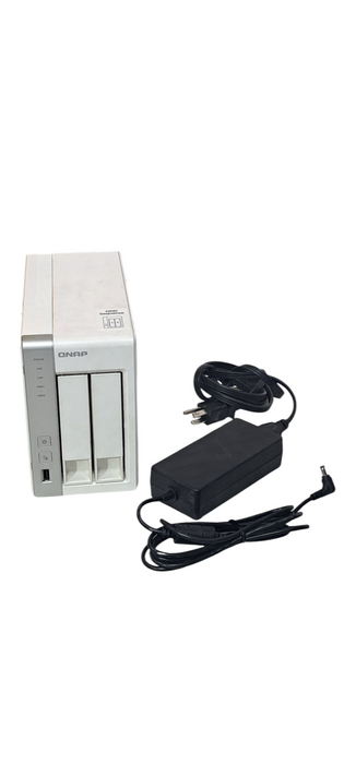 QNAP TS-220 2-Bay NAS Network Storage Server W/ Adapter | READ