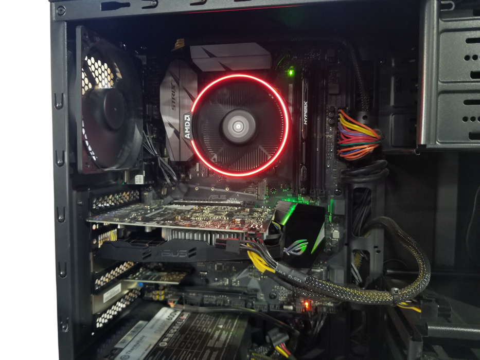 Custom PC Asus Strix B350-F GAMING Ryzen 7-1700 8GB DDR4 GTX 1060 No HDD