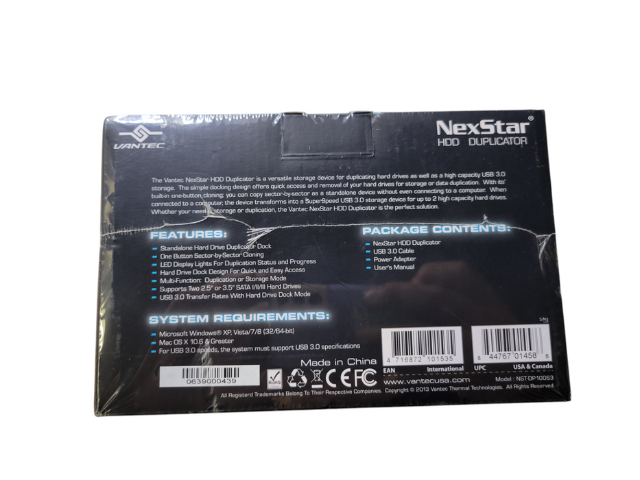 Vantec - NexStar HDD Duplicator - SuperSpeed USB 3.0 %