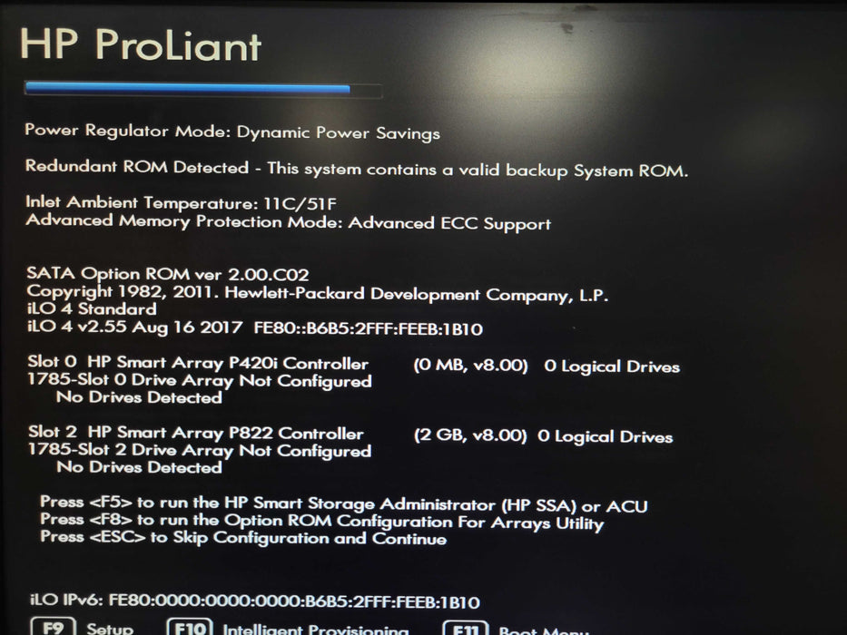 HP Proliant DL380p G8, 1x Xeon E5-2609v2 2.5GHz, 64GB, P420i/P822, 25x 2.5" _