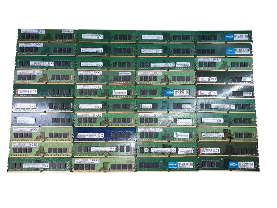 Lot of 40x, Assorted 16GB DDR4 Desktop RAM