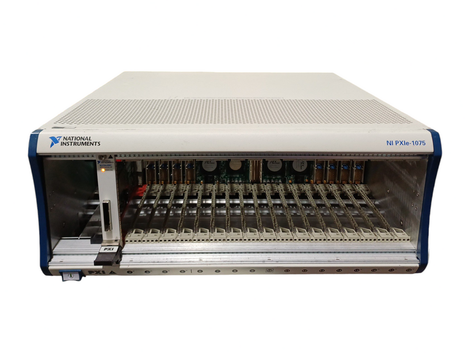 National Instruments PXIe-1075 18-Slot Chassis w/ PXIe-8381, READ